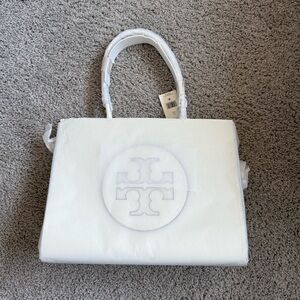 NWT Tory Burch Warm White Small Ella Bio Tote